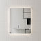Retti Rectangular 750mm x 900mm Backlit LED Mirror with Polished Edge, Rounded Corners and Demister