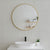 Circa Round Mirror with Brushed Brass (Gold) Frame | 4 sizes available, from 600mm to 1000mm |