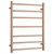 Profile Straight Round Ladder 600mm x 800mm x 122mm 7 Bar Heated Towel Rail | Polished Rose Gold |