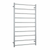 Thermogroup 10 Bar Thermorail Round Heated Towel Ladder 700mm | Brushed Stainless |