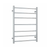 Thermogroup 12V Straight Round Ladder Heated Towel Rail 600mm | Polished Stainless |