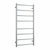 Thermogroup 8 Bar Thermorail Round Heated Towel Ladder 530mm | Brushed Stainless |