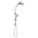 Phoenix Vivid Twin Shower | Brushed Nickel |