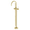 Phoenix Vivid Slimline Floor Mounted Bath Mixer with Hand Shower | Brushed Gold |