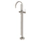 Phoenix Vivid Slimline Floor Mounted Bath Mixer with Hand Shower | Brushed Nickel |