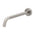 Phoenix Vivid Slimline Basin/ Bath Wall Outlet 230mm Curved | Brushed Nickel |