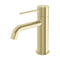Phoenix Vivid Slimline Basin Mixer Curved Outlet | Brushed Gold |