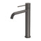 Phoenix Vivid Slimline Vessel Mixer Curved Outlet | Gunmetal |