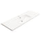 Kaku 1200mm Vanity Top with Integrated Sink and Overflow, Gloss White