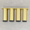 Cylio Round 120mm Vanity Legs | Gold (Brushed Brass) | Set of 4