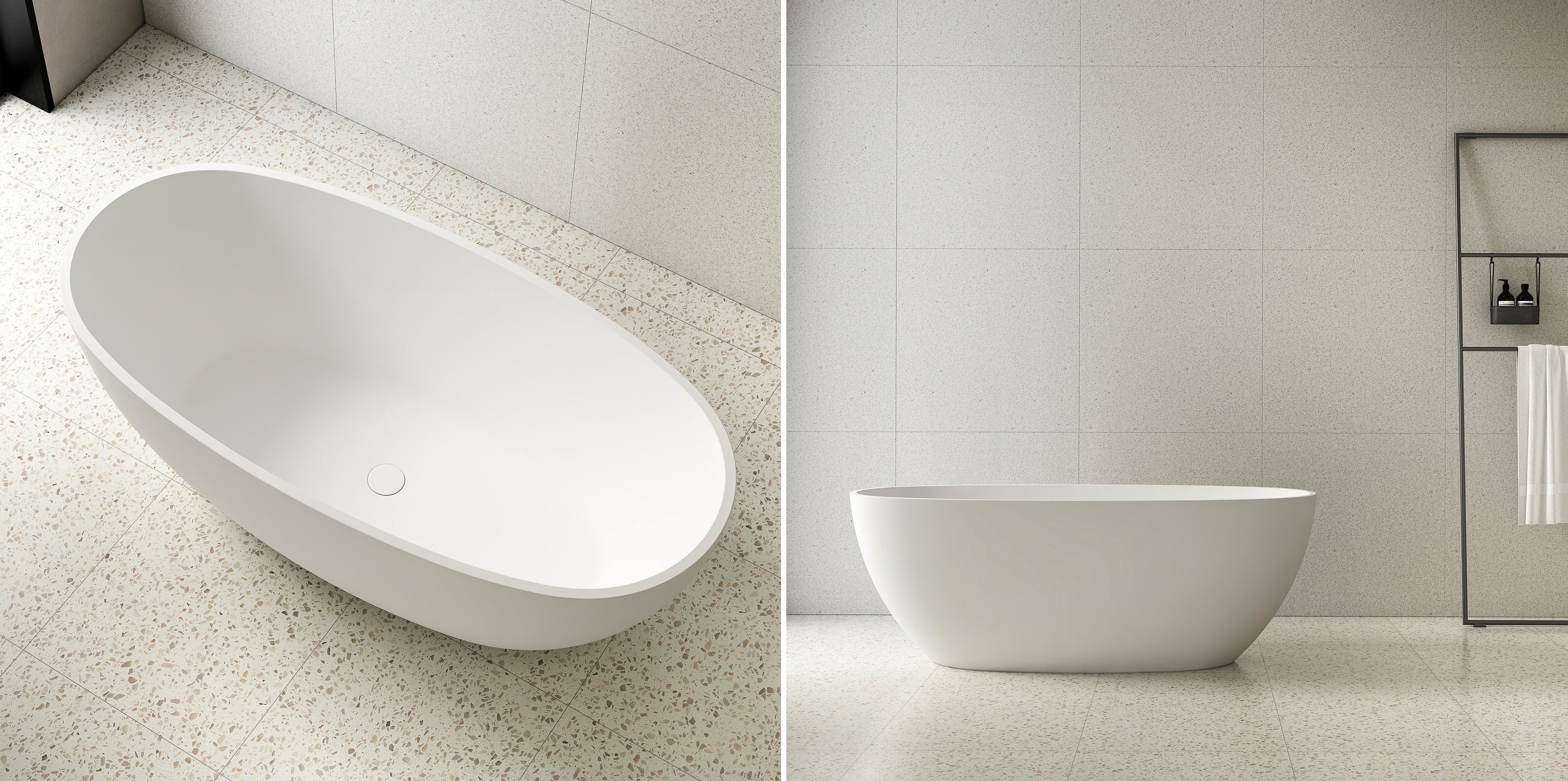 Freestanding Bathtubs Gloss White vs Matte White
