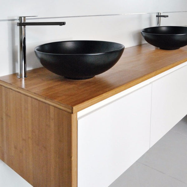 Bathroom-Display-Wall-Hung-Vanity-Black-Stone-Basins