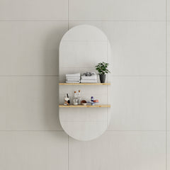 Oval Shape Mirror Cabinets