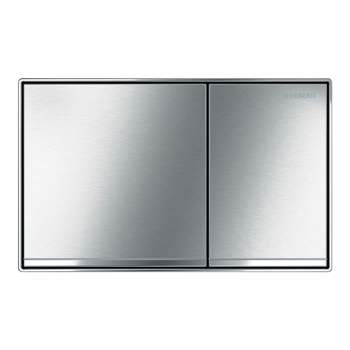 Geberit Sigma60 Dual Flush Button & Access Plate, Brushed Chrome