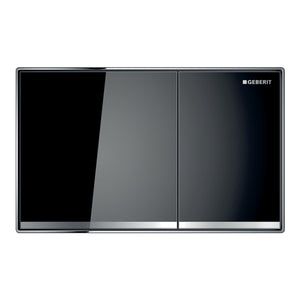 Geberit Sigma60 Dual Flush Button & Access Plate, Black