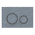 Geberit Sigma21 Dual Flush Button & Access Plate, Slate with Black Chrome Trim Design