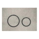 Geberit Sigma21 Dual Flush Button & Access Plate, Concrete Look with Black Chrome Trim Design