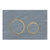 Geberit Sigma21 Dual Flush Button & Access Plate, Slate with Brass Trim Design