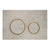 Geberit Sigma21 Dual Flush Button & Access Plate, Concrete Look with Brass Trim Design