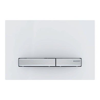 Geberit Sigma50 Dual Flush Button and Access Plate, White