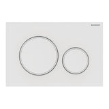 Geberit Sigma20 Dual Flush Button & Access Plate, Matte White