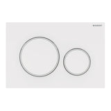 Geberit Sigma20 Dual Flush Button & Access Plate, White