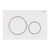 Geberit Sigma20 Dual Flush Button & Access Plate, White
