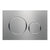Geberit Sigma20 Dual Flush Button & Access Plate, Brushed Stainless Steel with Chrome Trim Design