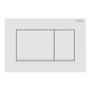 Geberit Sigma30 Dual Flush Button & Access Plate, Matte White
