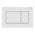 Geberit Sigma30 Dual Flush Button & Access Plate, Matte White