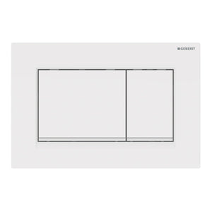 Geberit Sigma30 Dual Flush Button & Access Plate, White