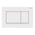 Geberit Sigma30 Dual Flush Button & Access Plate, White