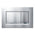 Geberit Sigma30 Dual Flush Button & Access Plate, Matte Chrome with Chrome Trim Design