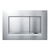 Geberit Sigma30 Dual Flush Button & Access Plate, Matte Chrome with Chrome Trim Design