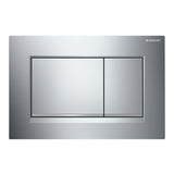Geberit Sigma30 Dual Flush Button & Access Plate, Chrome with Matte Chrome Trim Design