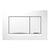 Geberit Sigma30 Dual Flush Button & Access Plate, White with Chrome Trim Design