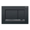 Geberit Sigma30 Dual Flush Button & Access Plate, Black with Chrome Trim Design
