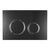 Geberit Sigma21 Dual Flush Button & Access Plate, Matte Black with Red Gold Trim Design