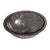 Daal 420mm Under-Counter or Inset Glass Basin, Black Glass
