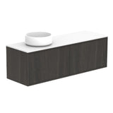 ADP Clifton Ensuite Wall Hung 1200mm Single Left Offset Bowl Vanity Cabinet