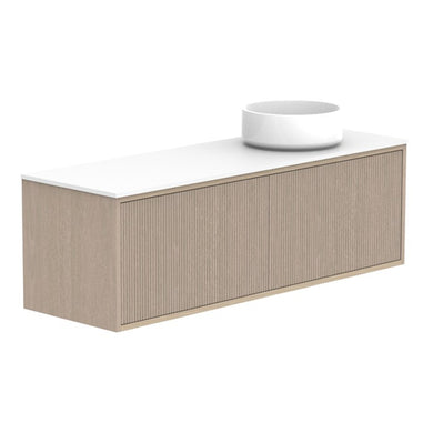ADP Clifton Ensuite Wall Hung 1200mm Single Right Offset Bowl Vanity Cabinet