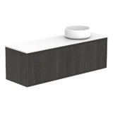 ADP Clifton Ensuite Wall Hung 1200mm Single Right Offset Bowl Vanity Cabinet