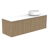 ADP Clifton Ensuite Wall Hung 1200mm Single Right Offset Bowl Vanity Cabinet