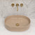 Pill Step 500mm x 370mm Above-Counter Basin, Matte Cappuccino