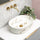 Pill Step 500mm x 370mm Above-Counter Basin, Fired Matte Calacatta