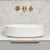Pill Step 500mm x 370mm Above-Counter Basin, Gloss White