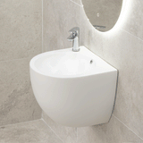 Corto 490mm x 475mm x 400mm Wall Hung Basin, Matte White *Clearance Stock*