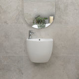 Corto 490mm x 475mm x 400mm Wall Hung Basin, Matte White *Clearance Stock*