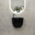 Corto 490mm x 475mm x 400mm Wall Hung Basin, Matte Black *Clearance Stock*