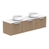 ADP Clifton Ensuite Wall Hung 1500mm Double Bowl Vanity Cabinet